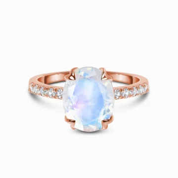 Moonstone Ring for Emotional Healing & Lunar Energy – Whispers of the Moon